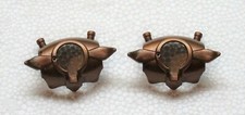 2 x ZACKEN KRAGEN + PINS BRONZE KUPFER PLAYMOBIL > NOVELMORE GRIECHE RITTER KR02