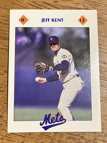 1993 Kahns New York Mets Jeff Kent 12 Ebay 