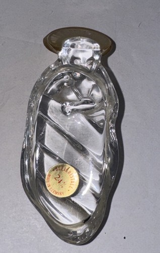 Gorham Nativity Crystal with Gold Accents - Baby Jesus, Mary, and Joseph Figurin - Picture 15 of 15