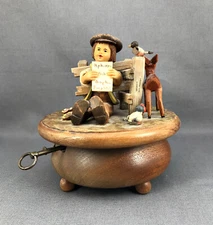 Vintage ANRI Thorens Swiss Music Box plays Hi Lilli Hi Lo – Works