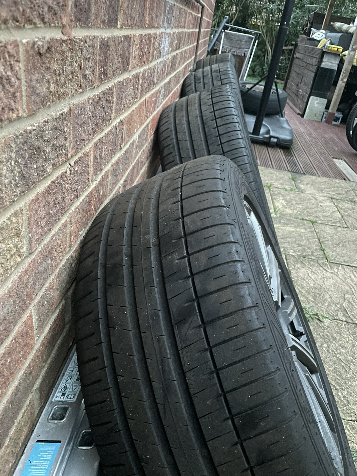 Set 4 Genuine Audi Q7 20” Alloy Wheels & Tyres + spare Tyre eBay