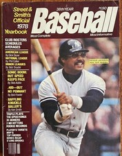 1978 Street & Smith's Baseball Yearbook Reggie Jackson, New York Yankees 