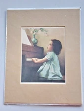 Bessie Pease Gutmann - Print - Harmony - 1985 Sealed 10" by 8" Matted