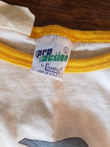 1970's Vintage Schlitz Beer Single Stitch T Shirt size large made in USA campus - Picture 3 of 7