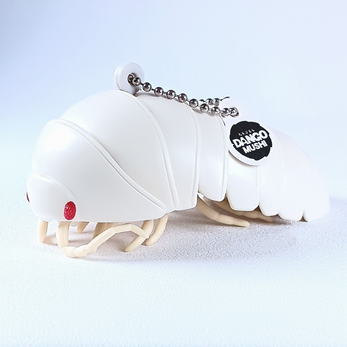 小物 KODAmaru White Pill Bug Dangomushi Marumaru Swing Mascot Keychain