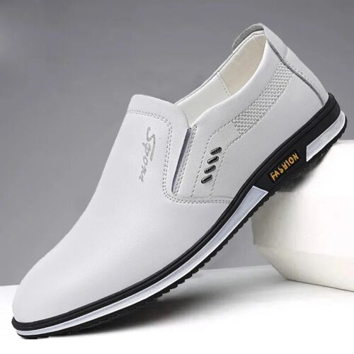 Fashion Men's Casual Formal Shoes Loafers Slip On Flats Driving Male Footwear - Picture 1 of 21