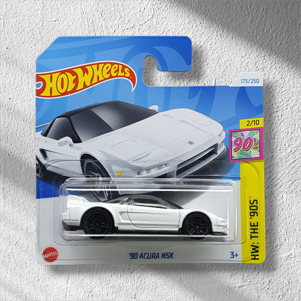 Hot Wheels '90 Acura Nsx 175/250 Hw The '90S 2/10 Mattel Auto Weiß Neu & Ovp-image