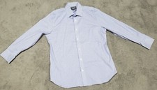 Bonobos Shirt Mens Sz 17/33  16/35 Blue Stretch Tailored Slim Fit Plaid LS NWOT