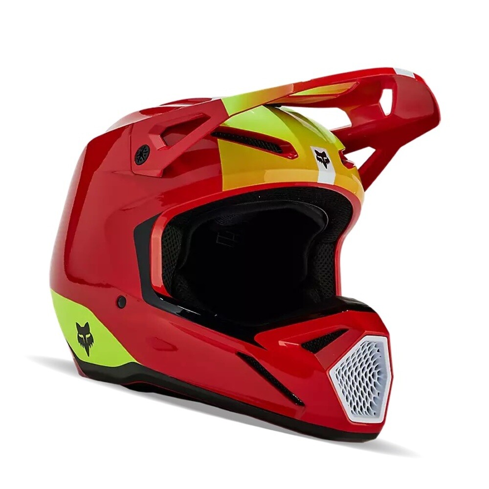 Fox Racing Youth V1 Motocross Helmet Ballast Flo Red Youth Small | eBay Fox Racing Youth V1 Motocross Helmet Ballast Flo Red Youth Small | eBay