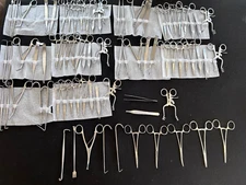 192 Assorted Forceps, Scissors, Retractor, Holder, Dilator, Surgical Instruments