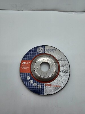 ( QTY 15 ) BENCHMARK ABRASIVES 4.5''x1/4''x7/8'' Premium Thin Cutoff Wheel
