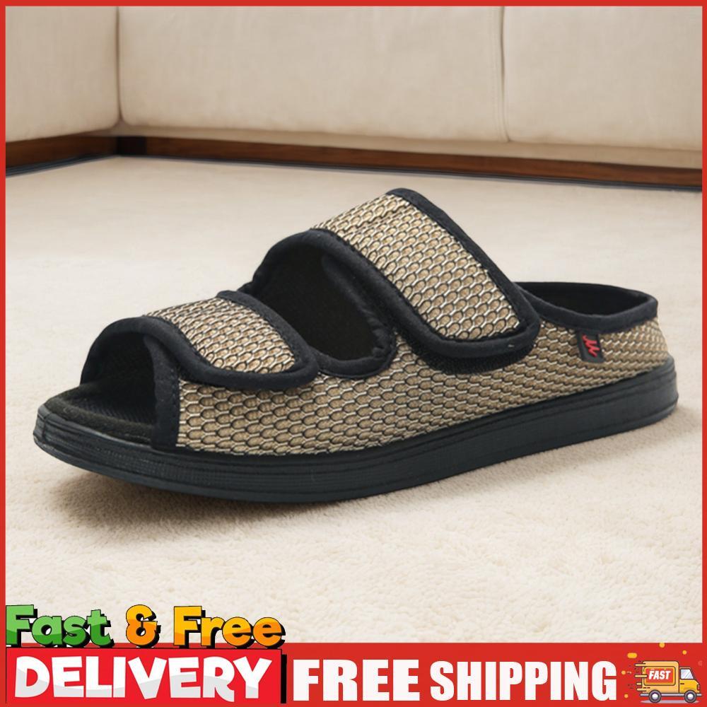 Unisex Diabetikerschuhe extra weit Diabetiker Hausschuhe für geschwollene Füße verstellbar