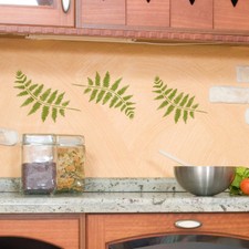 Fern Frond Stencil - Fern Leaf Template - 15 x 25 cm - by CraftStar