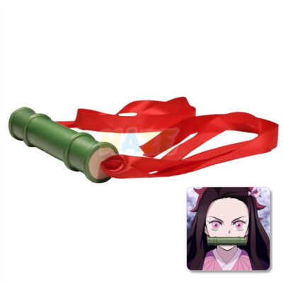 Anime Demon Slayer Nezuko Kamado Cosplay Gag Maulkorb Bambus Kostm Figur  Gift | eBay