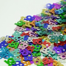 Confetti Number 18 Party Mix - 2 Pchs or 1/2 lbs - FREE SHIP 7180 