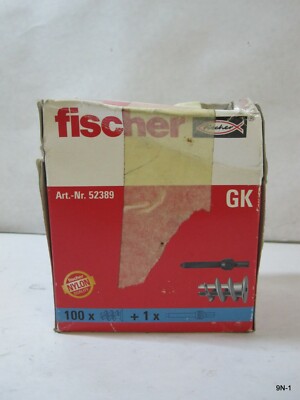 Fischer GK 52389 Rawlplugs Pack of 100 by Fischer