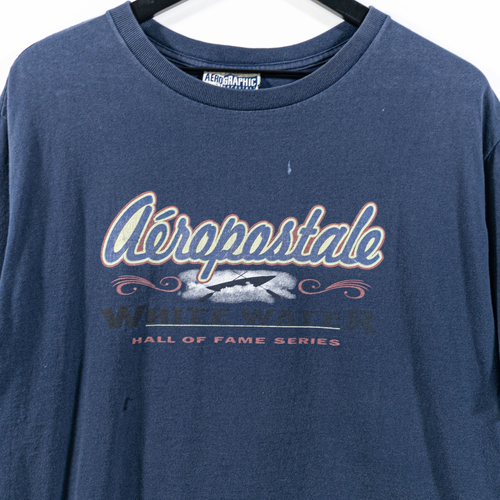 FILA T shirt canottaggio serie Aeropostale Hall of Fame grande vintage anni '90 retrò streetwear