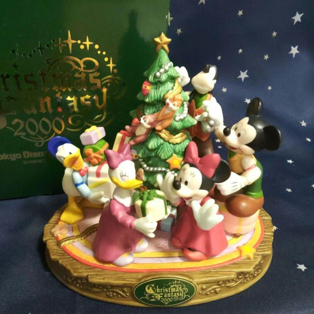 ディズニーのクリスマスオブジェ2000 Tokyo Disneyland Christmas Fantasy 2000 Christmas Tree Figurine