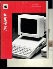 (2) Manuali guida monitor e configurazione Apple 2C 1984