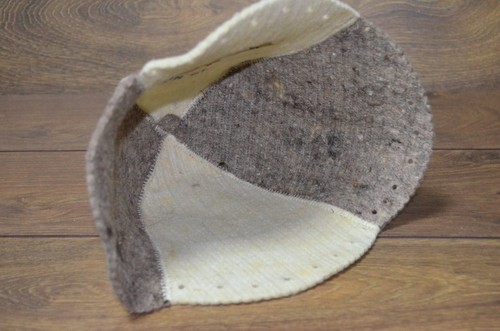Woman sauna hat, Original Sauna Hat wool 100% wool made in Ukrainian Wool Banya - Picture 9 of 9