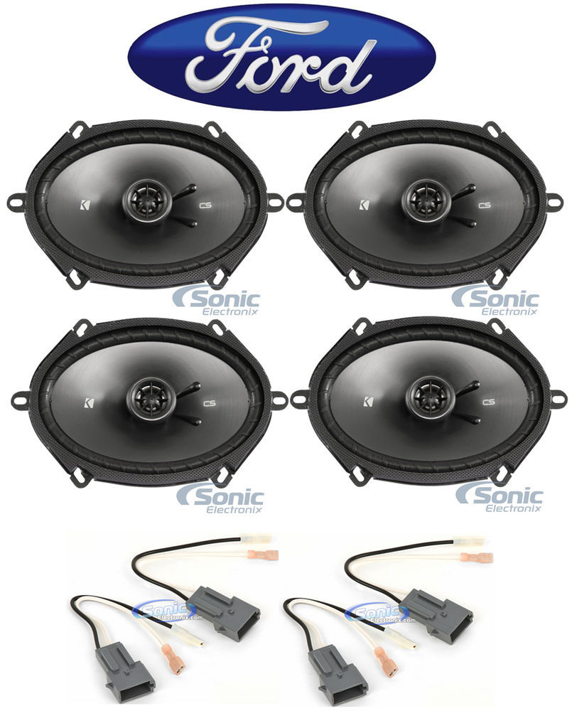 Комплект для замены передних и задних автомобильных аудиодинамиков Kicker 6x8 для Ford Taurus 1996-99 годов выпуска 24790₽