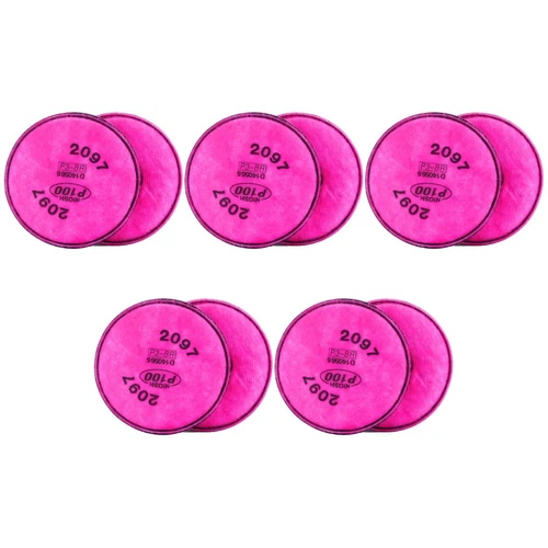 10pcs (5Pairs) 2097 Filters Replacement for 3M 6200 6800 6900 7501 7502 7503