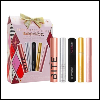 Sephora Favorites LashStash to Go Mascara Sampler Set 5pc Holiday