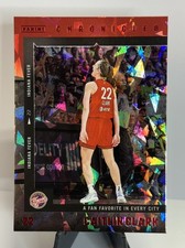 2025 Panini Caitlin Clark Chronicled Red Cracked Ice #25 Indiana Fever WNBA