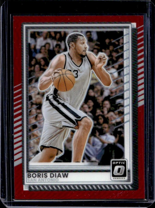 2025-26 Panini Donruss Boris Diaw Optic Red #/99 Spurs