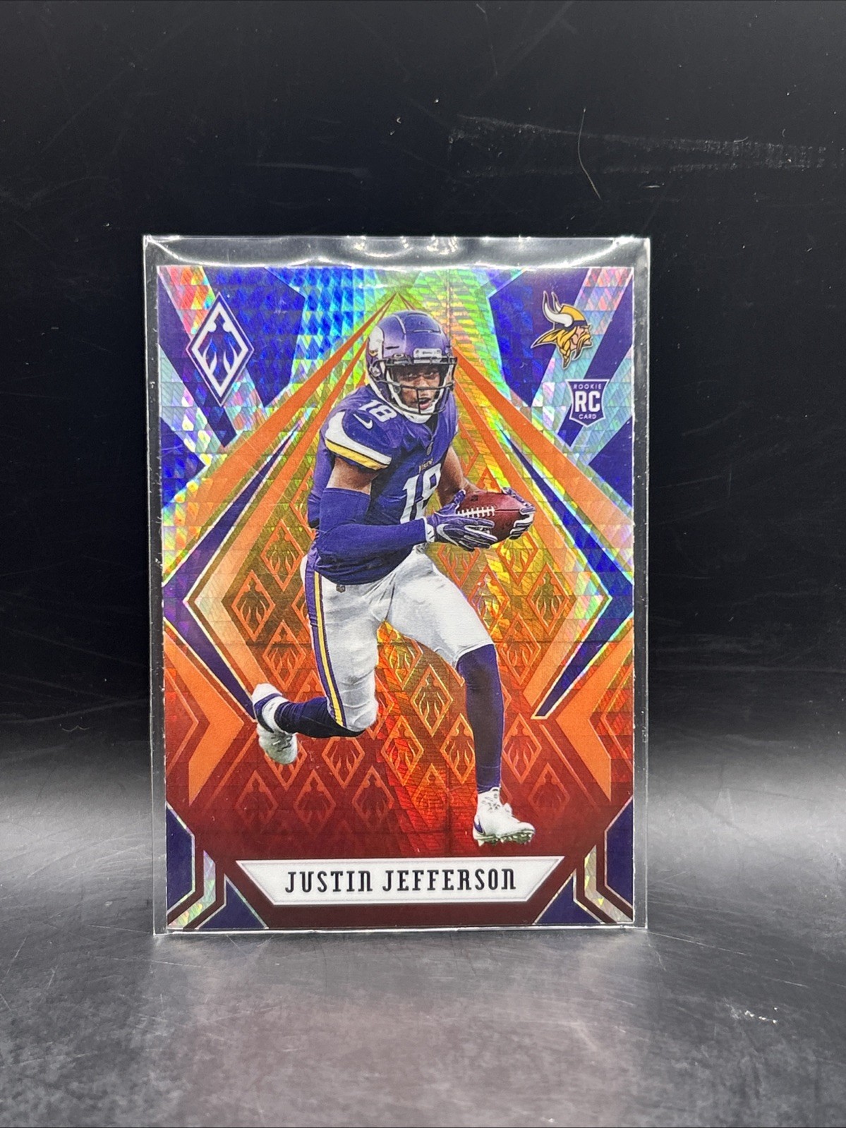 2020 Panini Phoenix - Rookies Justin Jefferson #111 Fire Burst (RC)