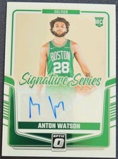 2024-25 Panini Donruss Optic - Signature Series Anton Watson, Anton Watson...