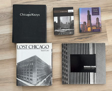 Chicago Architecture Book Lot – Hardcover – Sears Tower, Lost Chicago RARE ITEMS