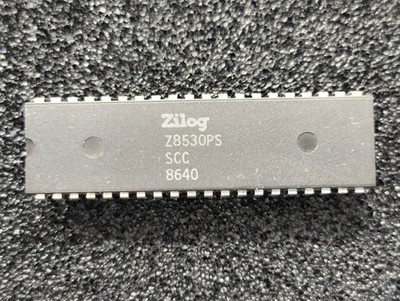 Zilog Z8530PS SCC Serial Communications Controller DIP-40 Vintage IC 1986
