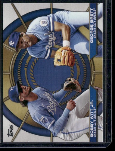 George Brett / Bobby Witt Jr. #DD-1 2025 Topps Dynamic Duo card
