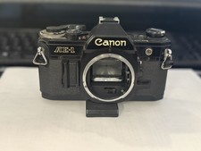 Canon AE-1 Black 35mm SLR Film Camera Body Untested