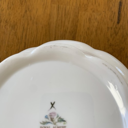Royal Albert Brigadoon Teapot Bone China Blue & Pink Thistles Gold Trim England - Picture 14 of 19