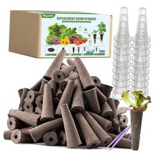 Hydroponic Growing kit for Indoor Garden,80 Grow Sponges, 20 Grow 101 Pcs 0.34 per gallon