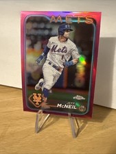 2024 Topps Chrome - Jeff McNeil #289 Pink Refractor