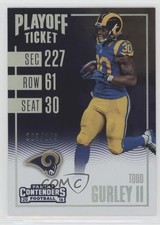 2016 Panini Contenders Playoff Ticket 203/249 Todd Gurley II #17 y0i