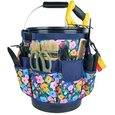 Bucket Caddy Organizer Bucket Tool Organizer for Garden Tools Fit 3.5 to 5 Ga...