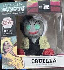 Handmade by Robots CRUELLA Collectible Vinyl Figure 037 Knit Series Disney NEW