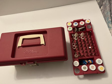 Wilton Tool Caddy Box Cake Decorating Organizer Box Lots of Extras Tips Bags