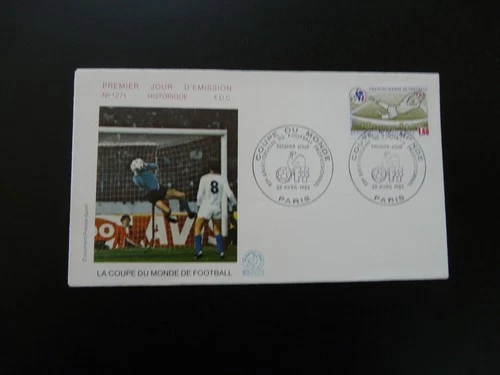 FDC France 1982 football world cup (1)