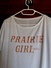 SHIRT PRÄRIE-GIRL 38 40 Weiß Gold; Somm; De...