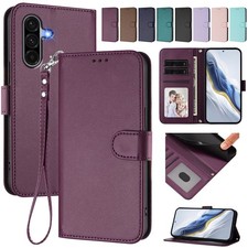 Flip Leather Wallet Case Cover For Samsung A17 A16 A36 A56 A05S A15 A35 A55 A14