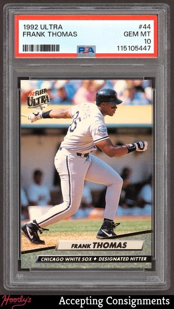 1992 Ultra #44 Frank Thomas WHITE SOX PSA 10 GEM MINT
