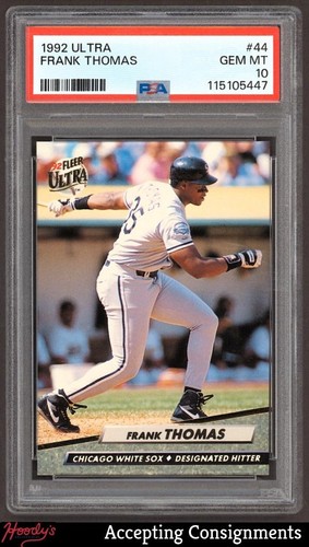 1992 Ultra #44 Frank Thomas WHITE SOX PSA 10 GEM MINT