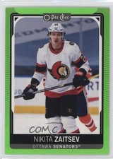 2021-22 O-Pee-Chee Neon Green Border 14/50 Nikita Zaitsev #304 0ol6