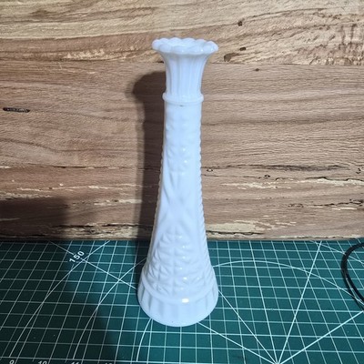 Vintage Anchor Hocking Mill Glass Vase 9 Inch