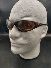 Vintage Oakley Brown Minute 1.0 Sunglasses  Case